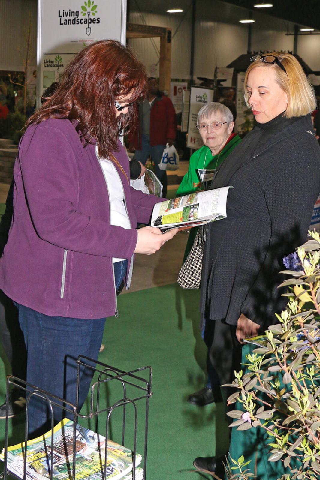 Copies of Garden Inspiration were distributed at the Ottawa Home & Garden Show 