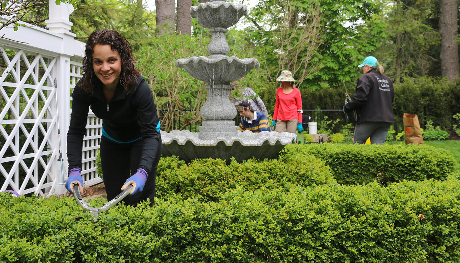 The Garden Girls working in all the right places