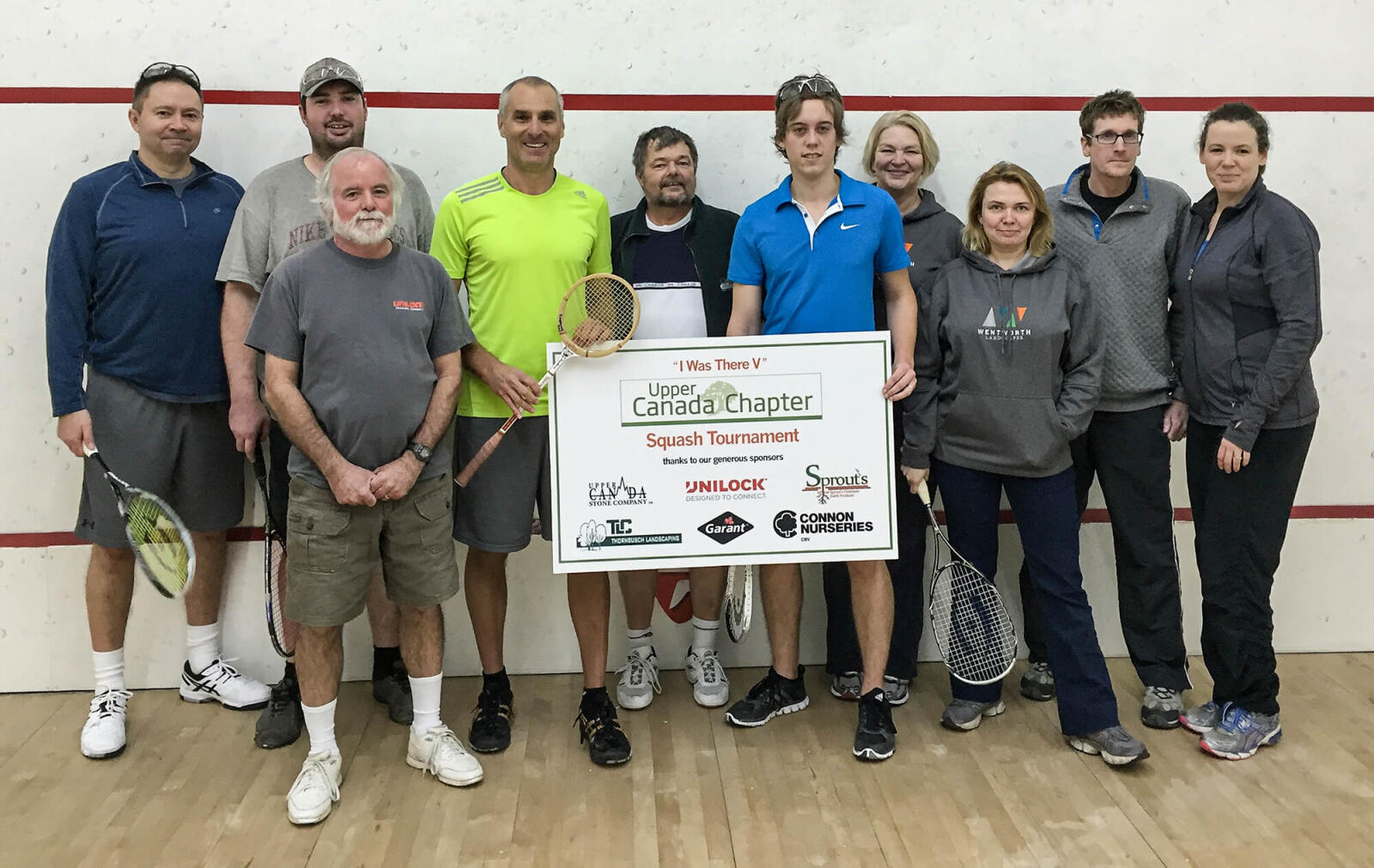 Upper Canada Chapter members have a ball at squash tournament