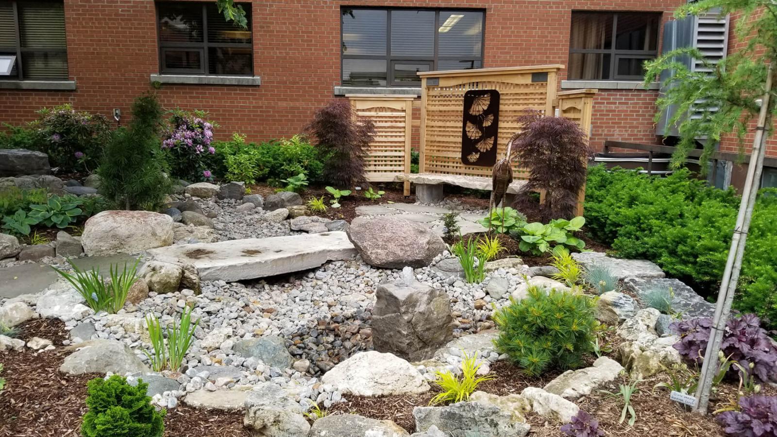 Serenity garden opens for patients and staff