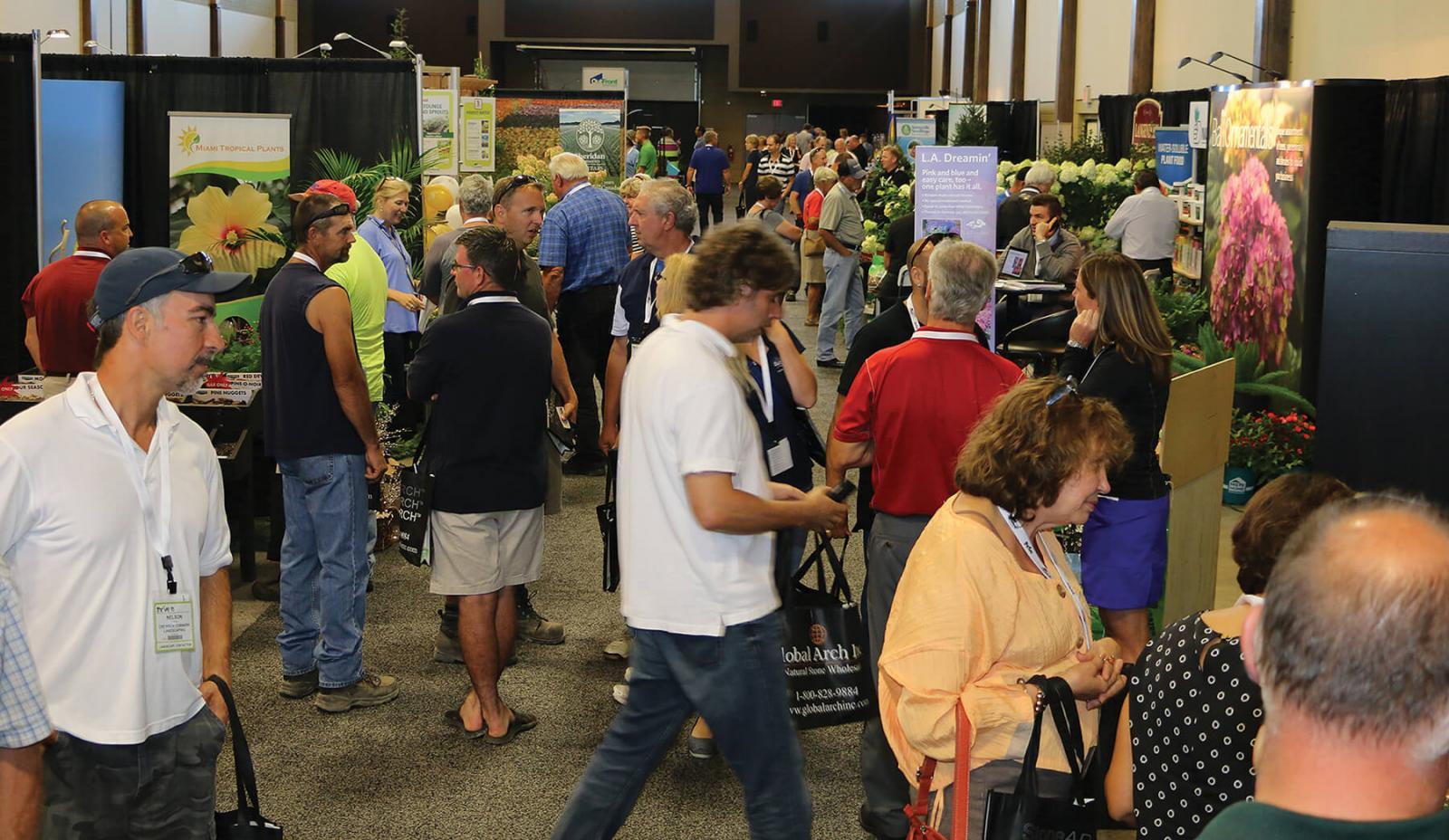 The aisles at Garden Expo’s new home at the Ancaster Fairgrounds at Thrive saw good traffic on Wednesday and Thursday. The new location received positive reviews from both vendors and attendees. 