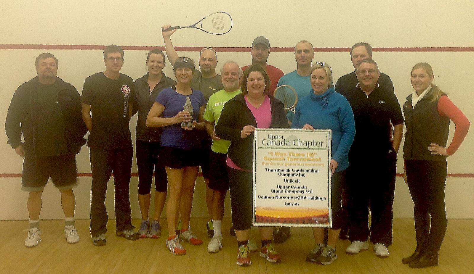 Upper Canada Chapter continues fun with squash tournament 