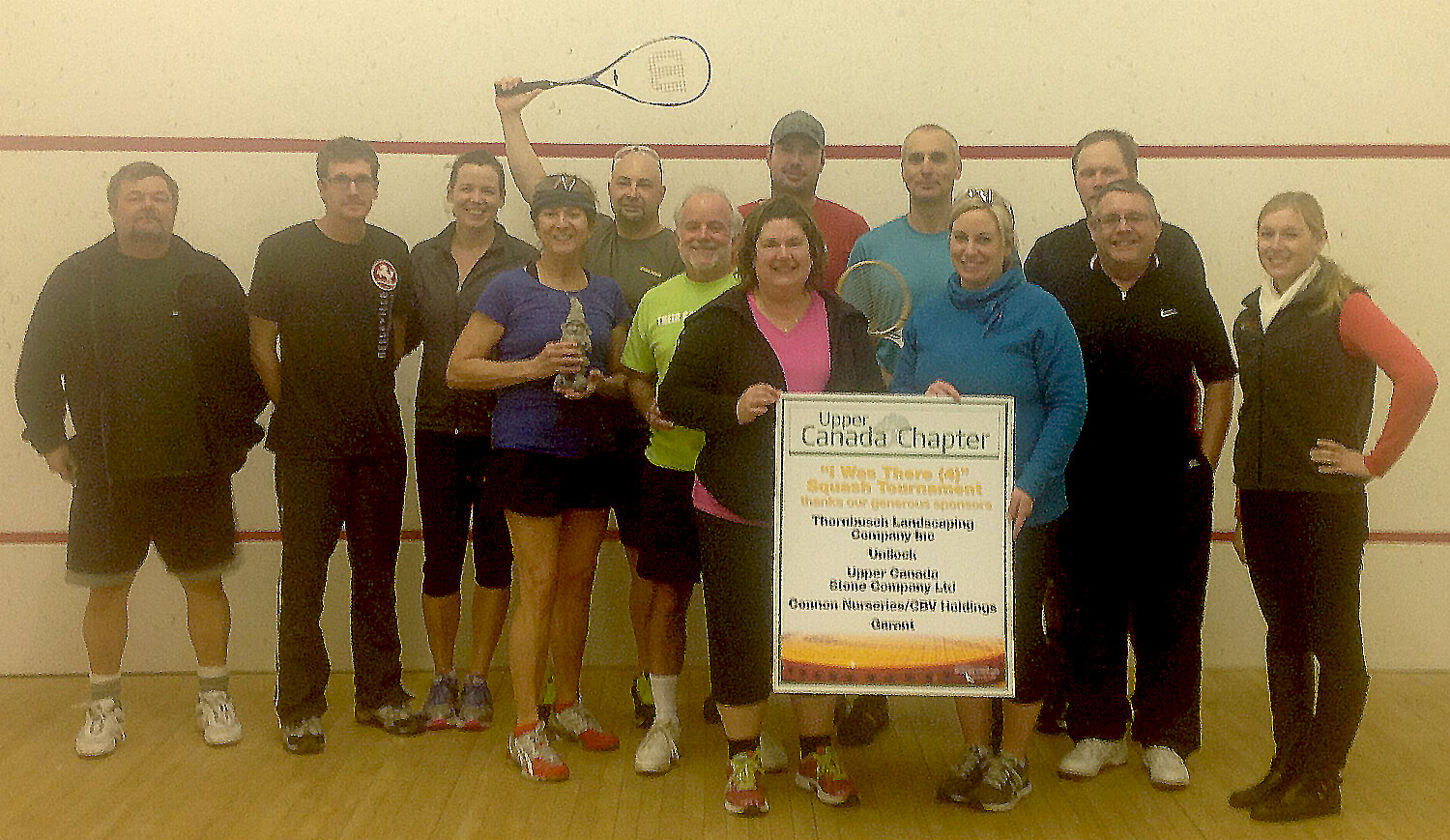 Upper Canada Chapter continues fun with squash tournament 