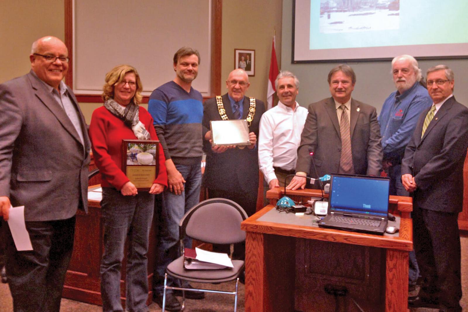 City of Goderich presented with leadership award