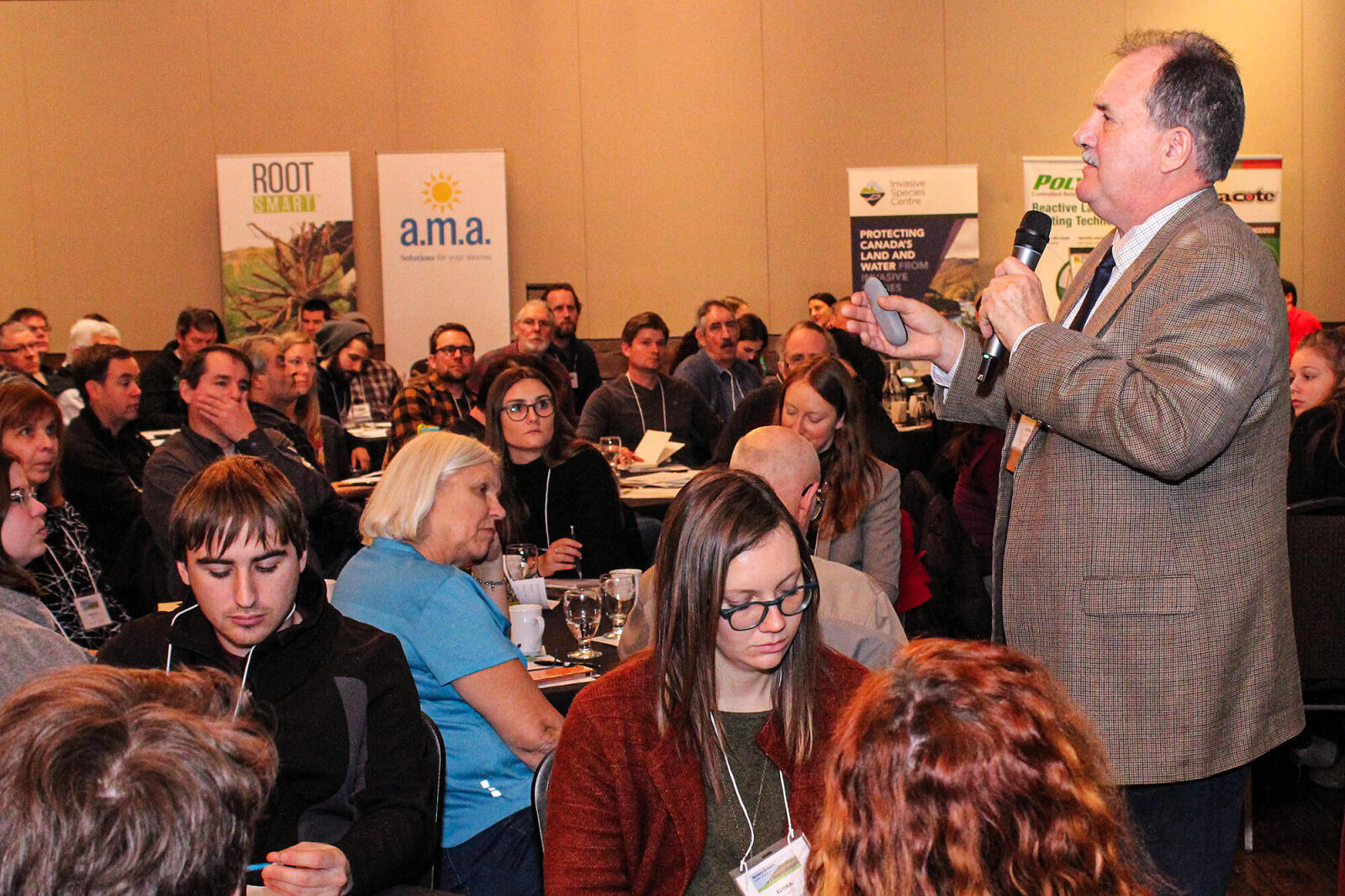 Keynote speaker, Brian Decker spoke about efficiency in nursery production, and on marketing trends and sale strategies at this year’s Growers Short Course.