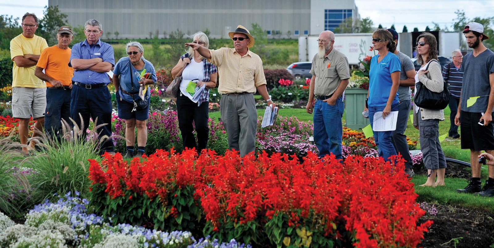 Over 70 people attended this year’s trial garden open house for advice and information on the newest crop of ornamentals.