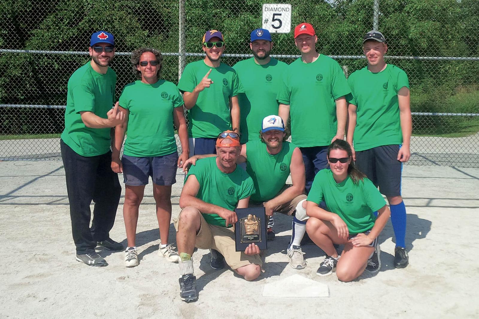 Sheridan Nurseries captured the 2014 Toronto Chapter baseball championship.