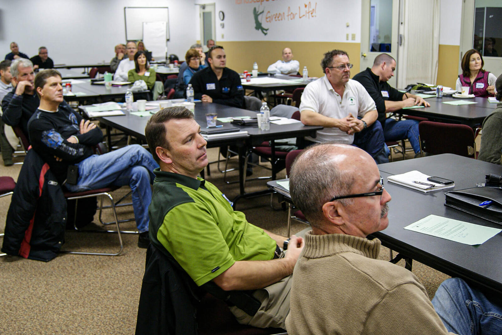 Chapter and Sector board members gathered at the LO home office to create a plan to improve the relevancy of the association.