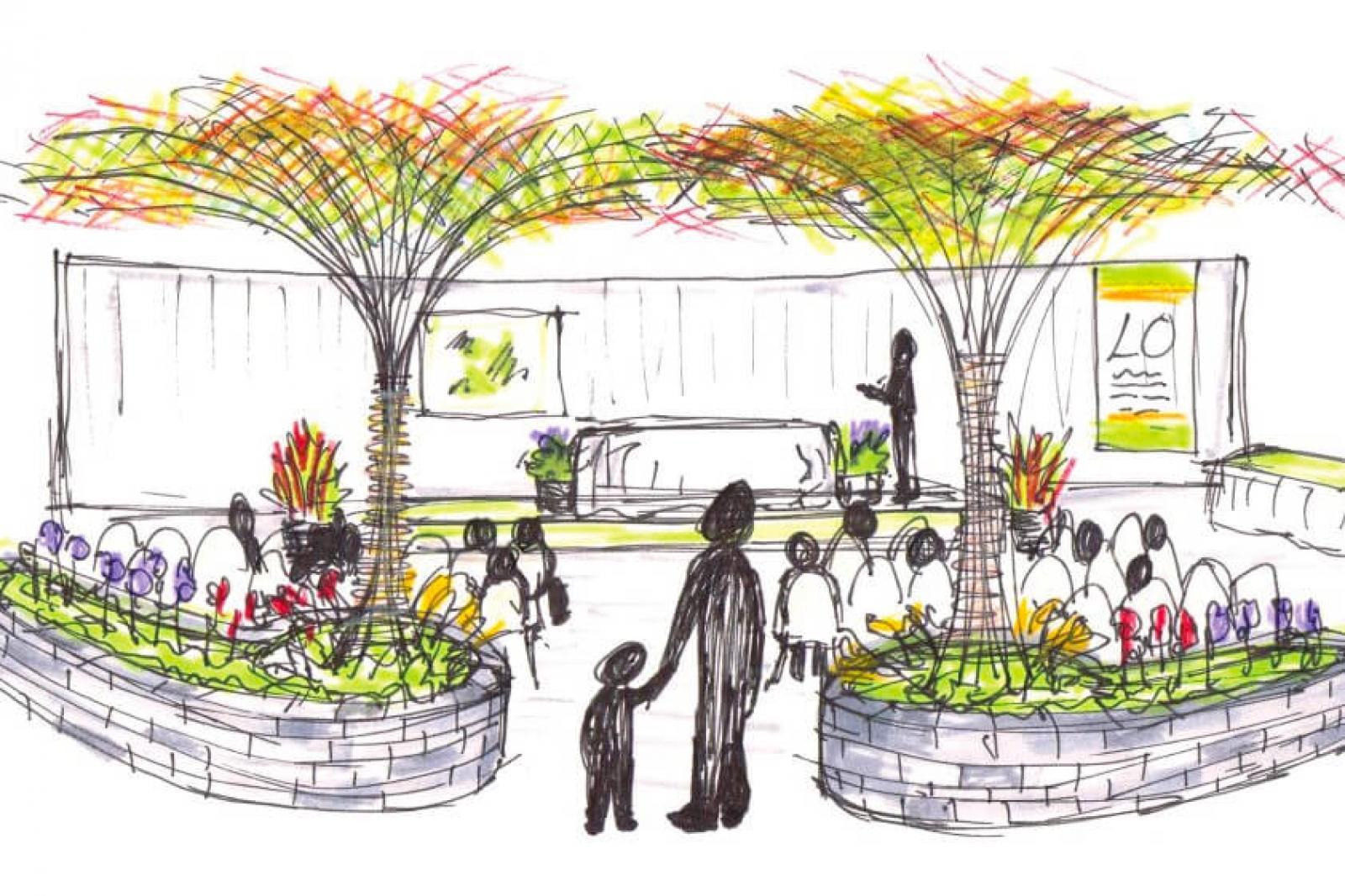 Tyler Speirs created this design for the centre stage garden at the Thornbury Home and Garden Show.