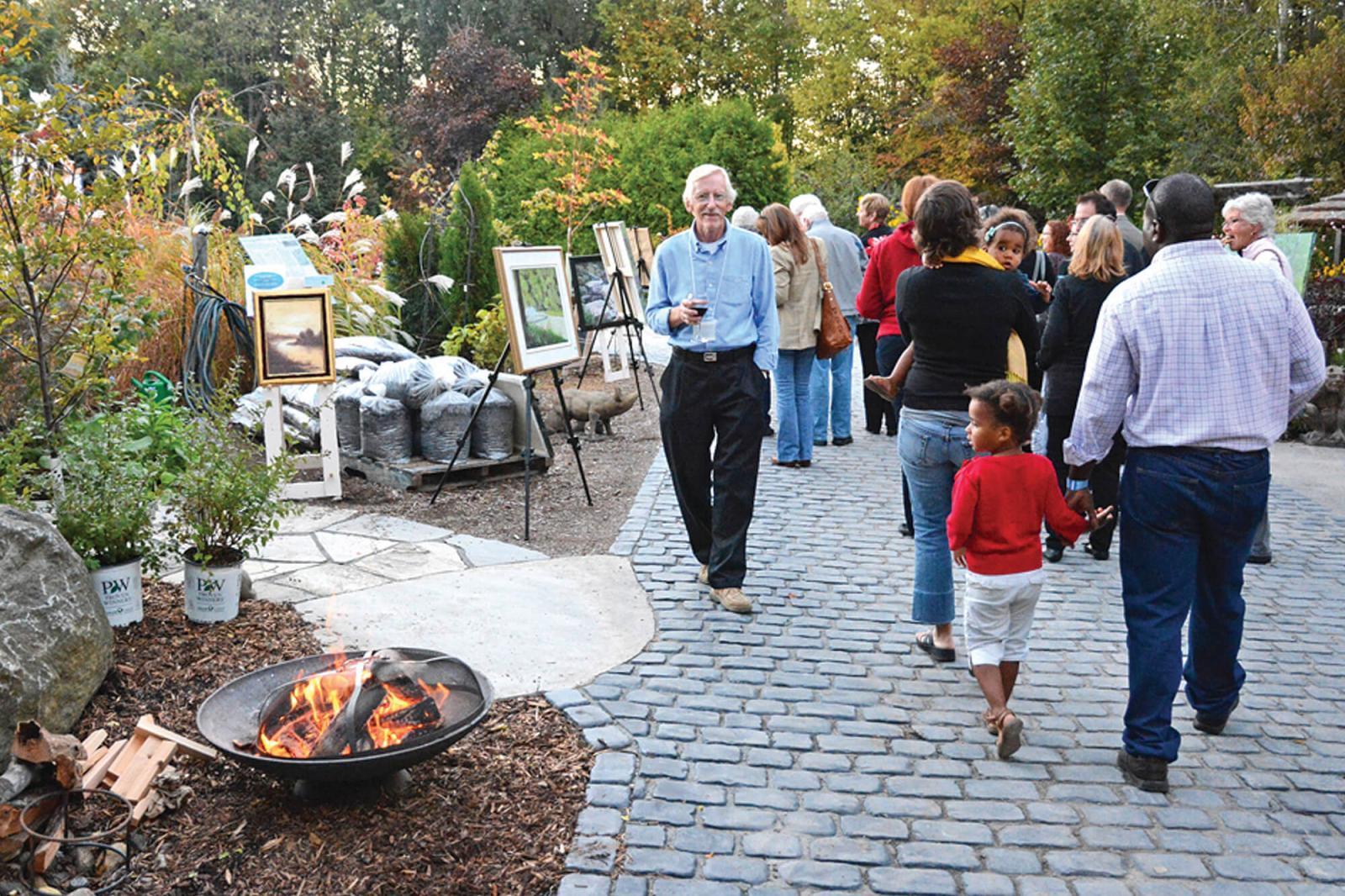 Pathways to Perennials opened its gardens for the 10th annual Art and Jazz Charity Garden Party, raising over $3,000 toward the Cancer Centre at Southlake Hospital in Newmarket.