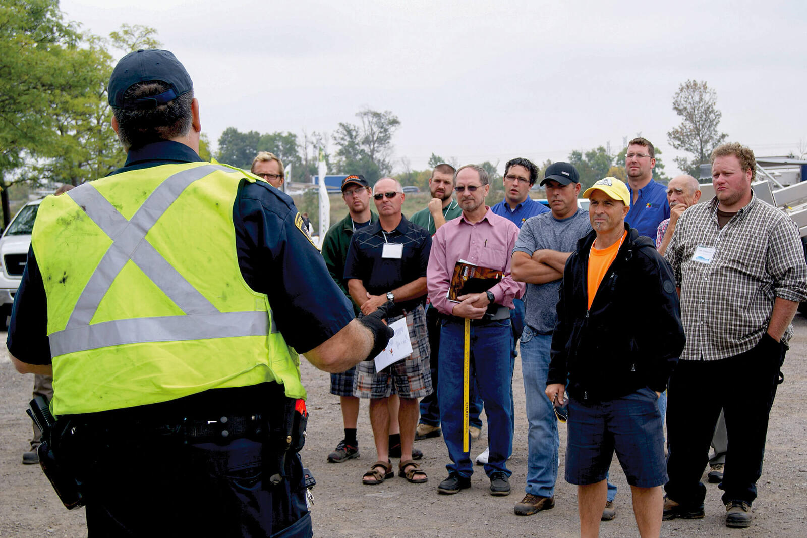 One of the most popular events at Snowposium was the demonstration and talk by Ministry of Transportation officer Mark Bonner.