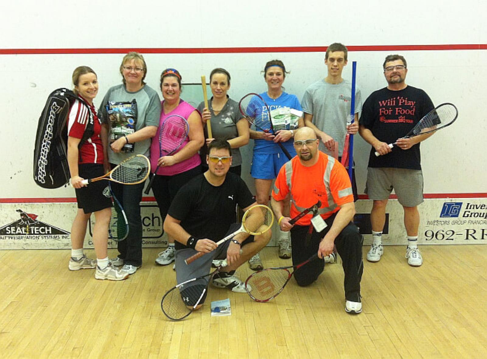 The Upper Canada Chapter squash tournament attracted an excellent and varied field to the first-ever event.