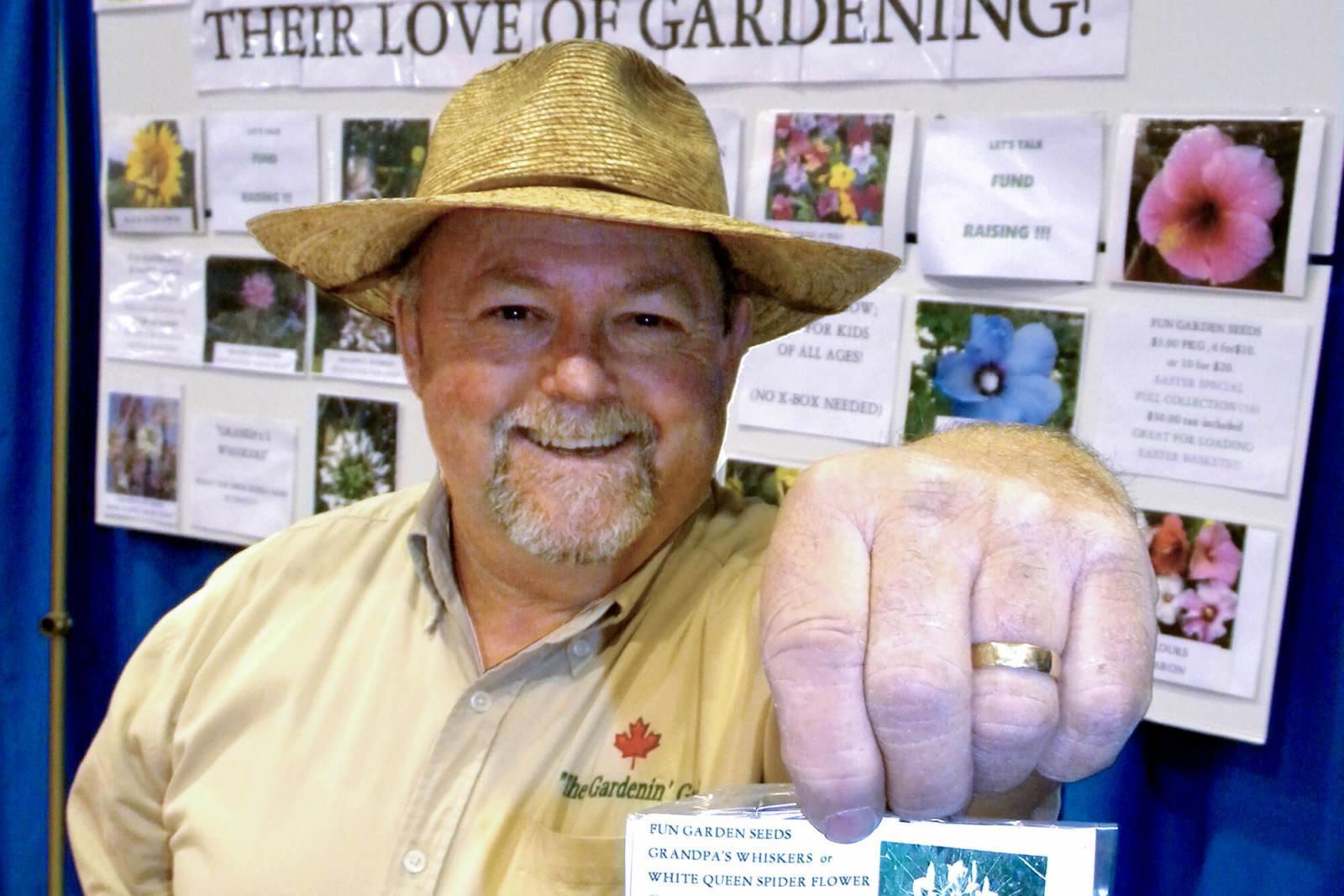 Norm Mills nurtures future gardeners