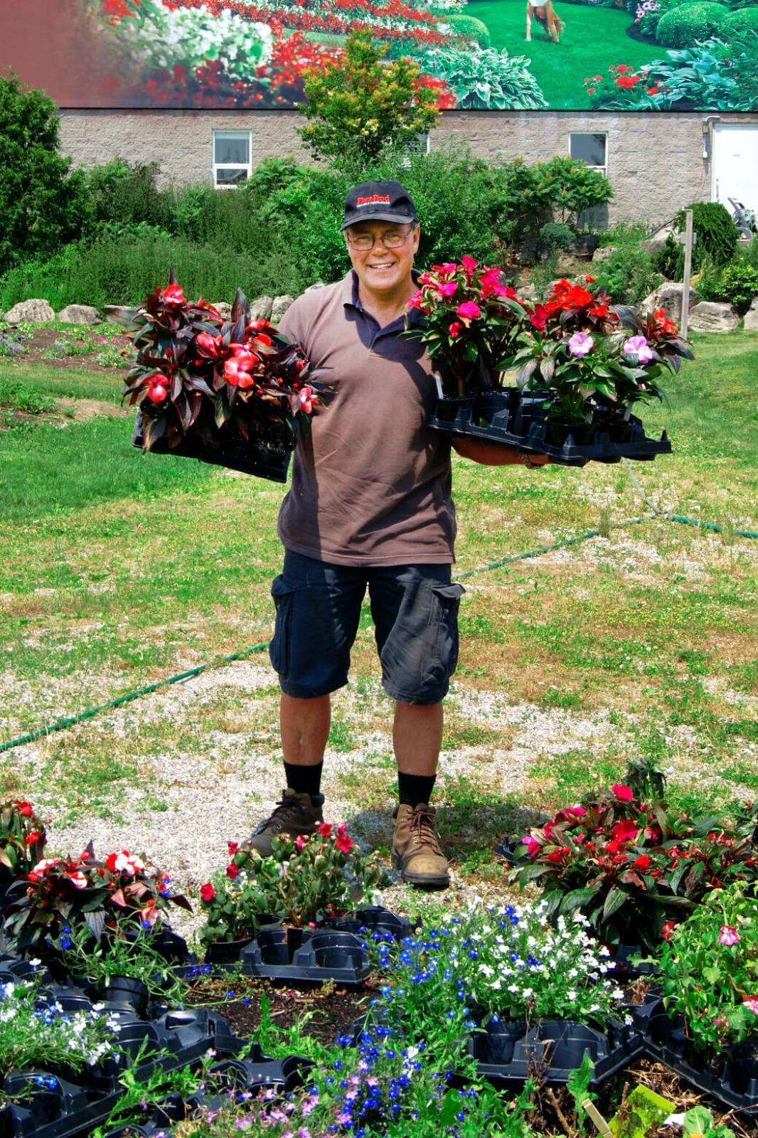 Rodger Tschanz has planted a huge number of new varieties in this year’s trial gardens.