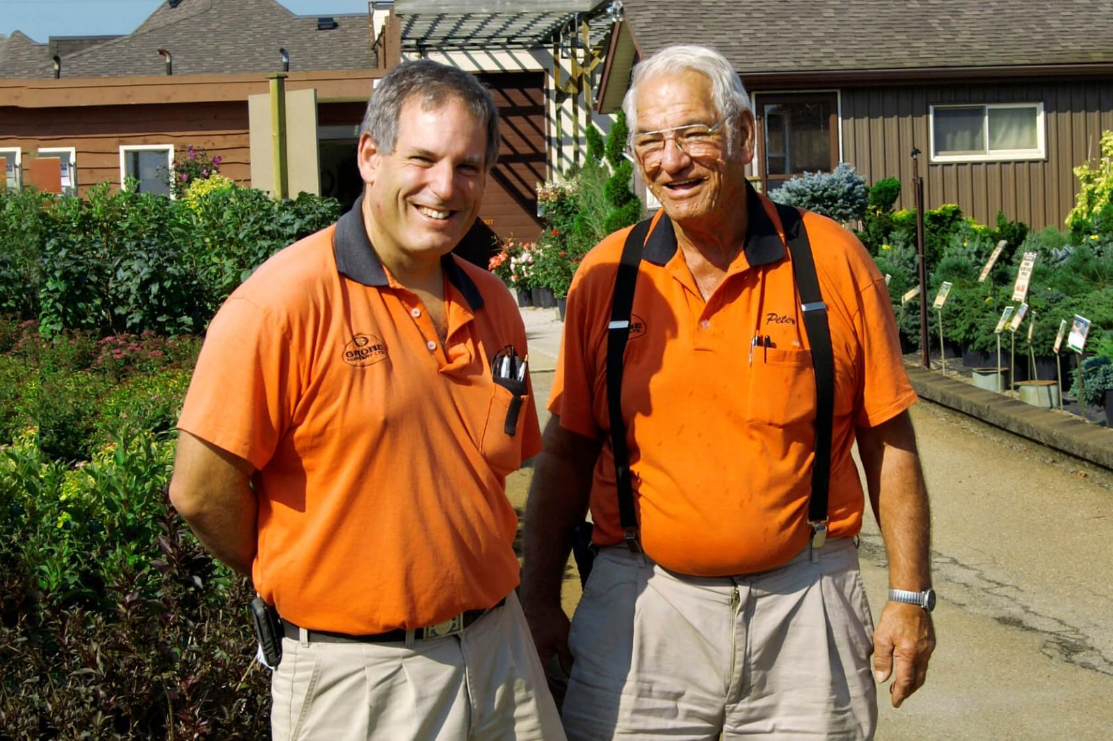 Son and father, Perry and Peter Grobe, are proud of their business’s growth over the past 50 years.