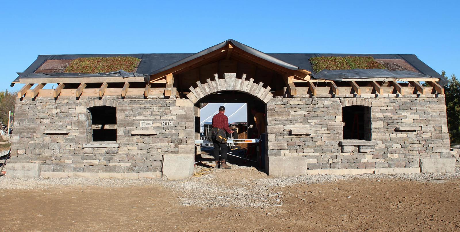 A dry stone masterpiece now resides in Hanover, Ont.
