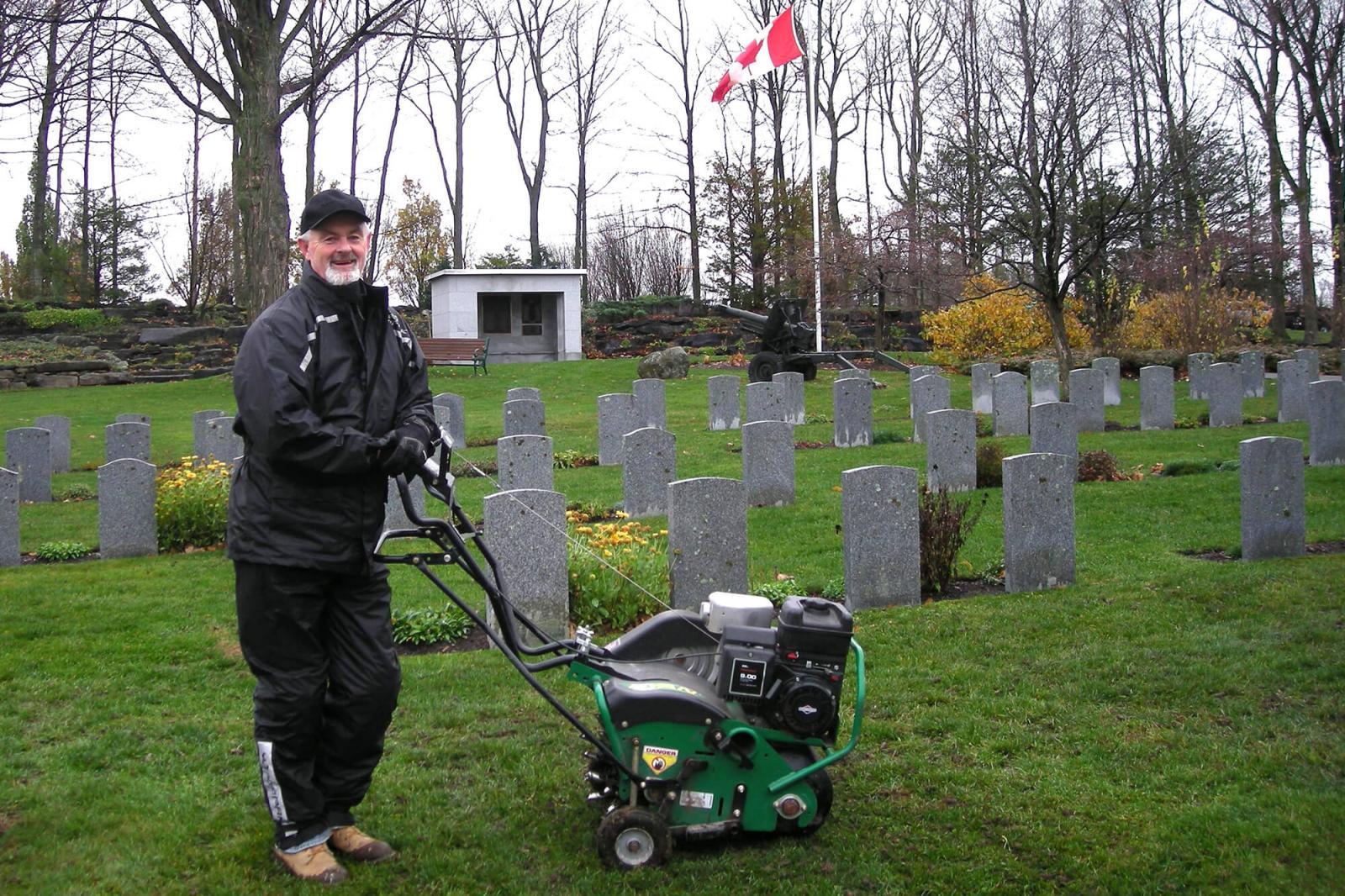 Taking part in the Day of Tribute, John Brand from Green Unlimited, said, “The men and women here paid the ultimate price to ensure our safety and freedom, and deserve a well maintained final resting place; this is one small way that our landscaping community can provide this along with our respect, admiration and thanks.”
