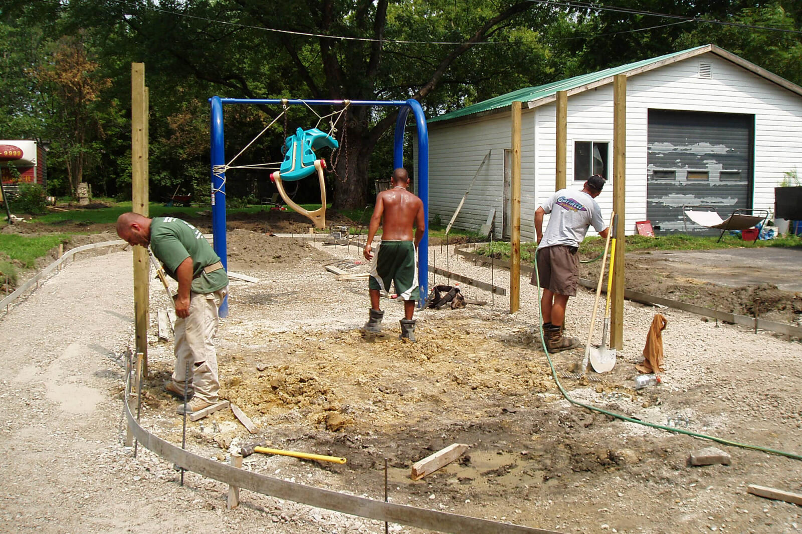 Landscapers create Olivia’s backyard dream.