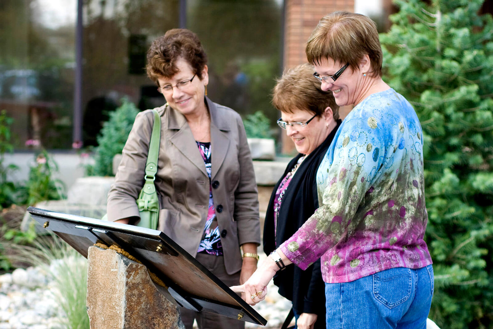 Community enjoys garden that honours memory.