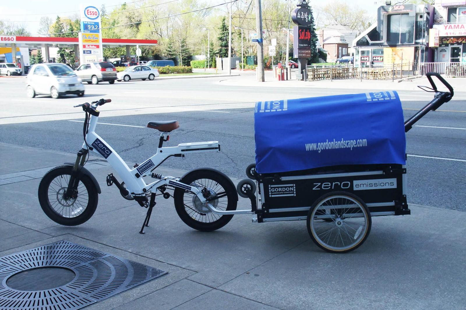Street-legal electric bicycles are the mode of transportation for the Zero Emissions Team.