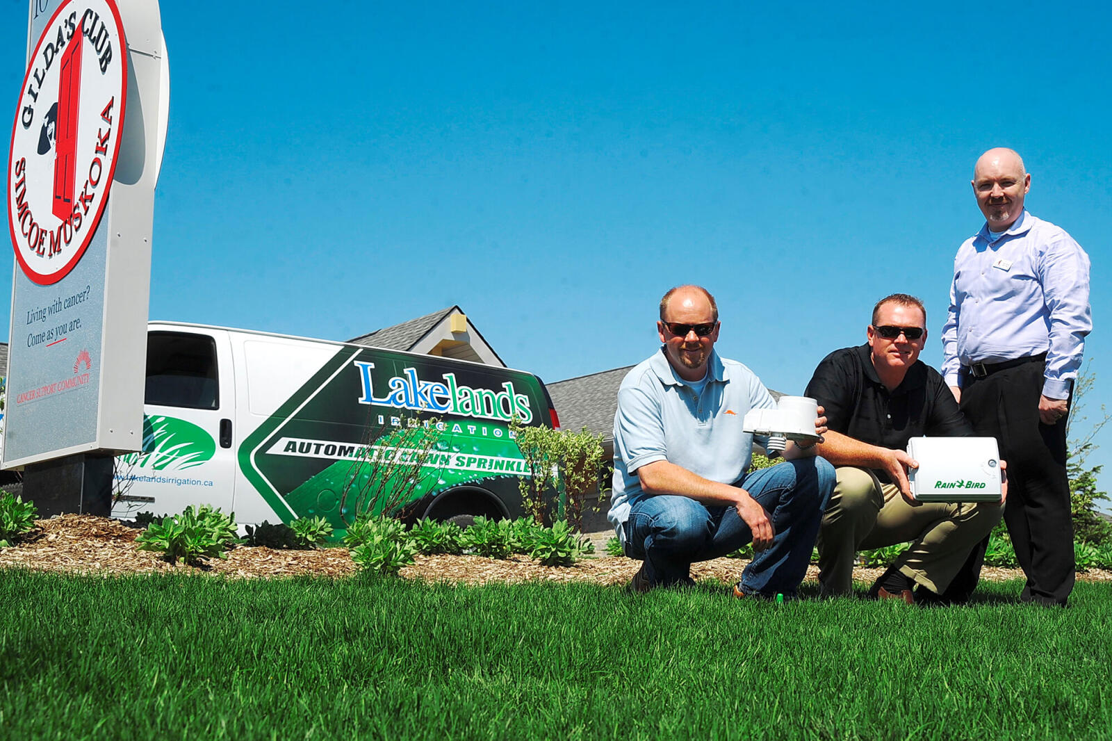 From left, Earle Graham, Mike Ross and James Thomson.