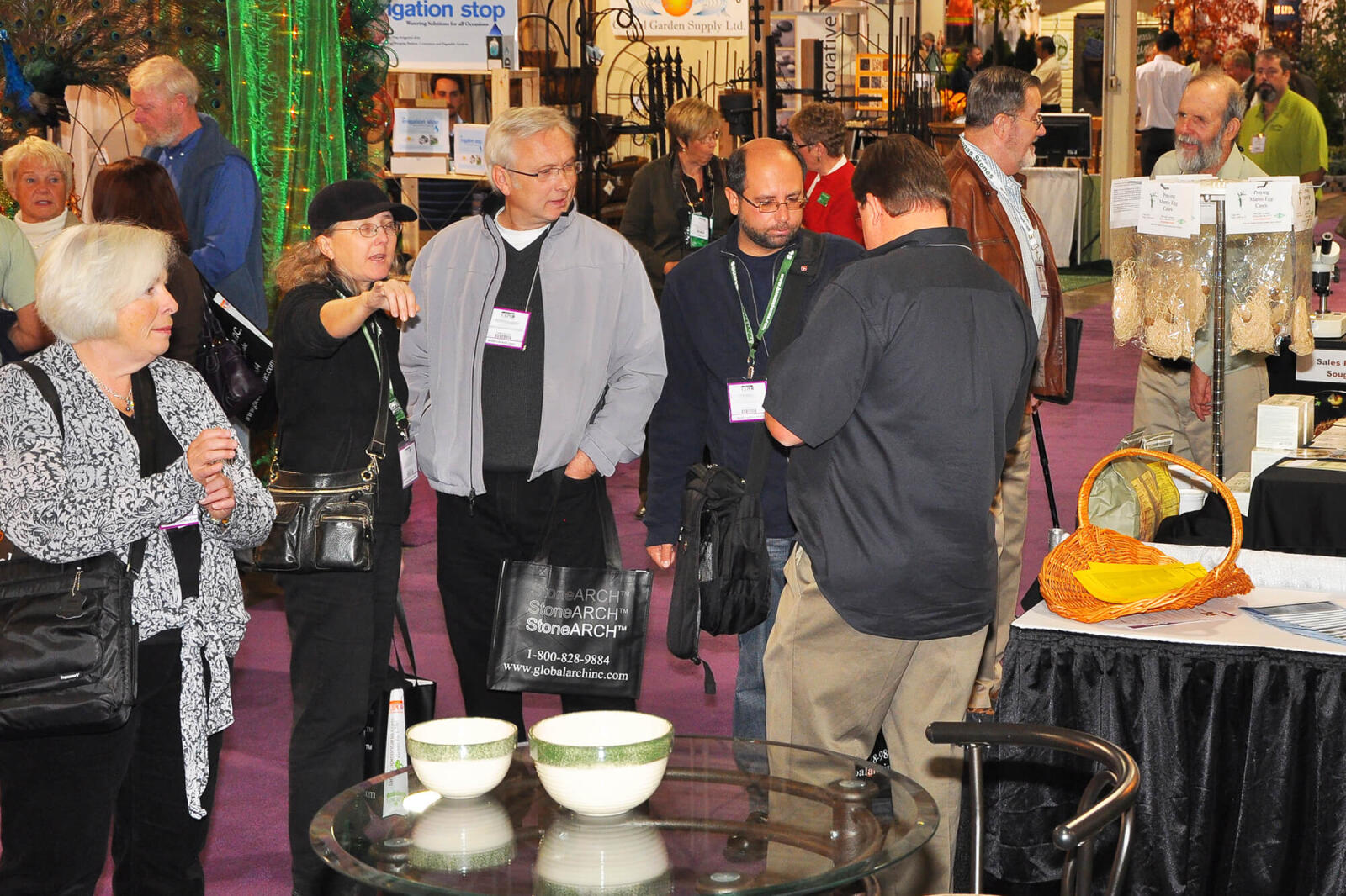 Both days at Expo saw the show floors crowded with horticulture and floriculture professionals. Attendance increased slightly over last year.