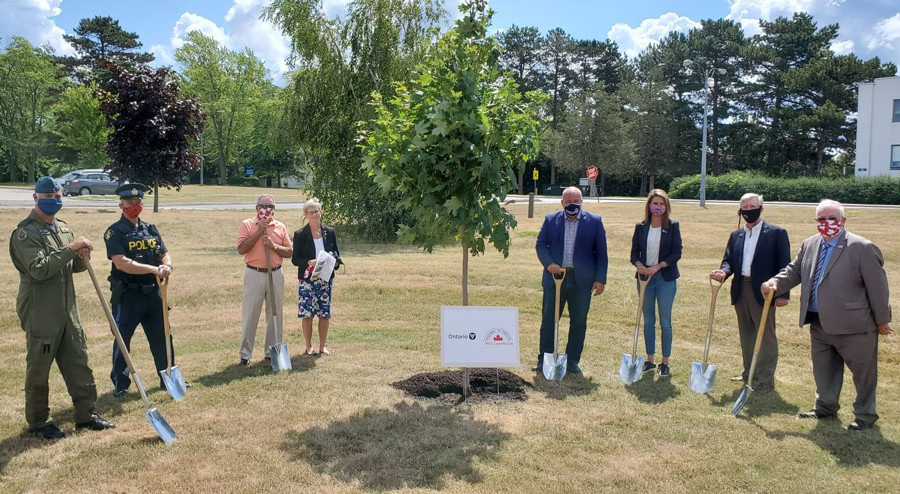 Ontario government supports Highway of Heroes tree planting