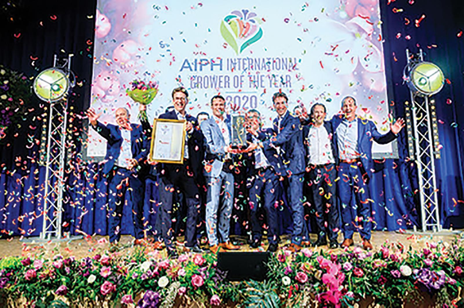 The 2020 AIPH International Grower of the Year Award  was won by Anthura.