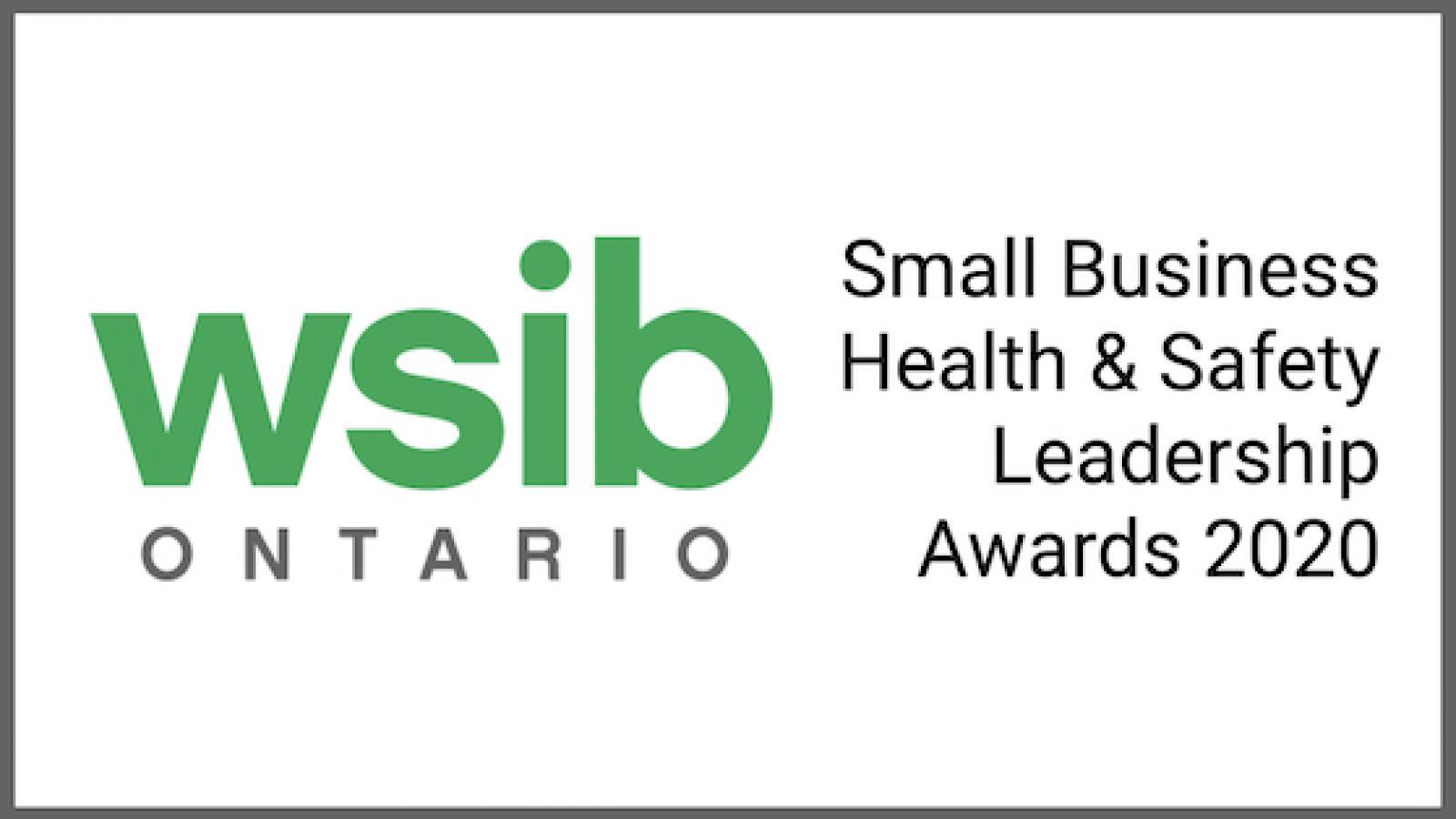 Enter 2020 Small Business Health and Safety Leadership Awards by Oct. 5