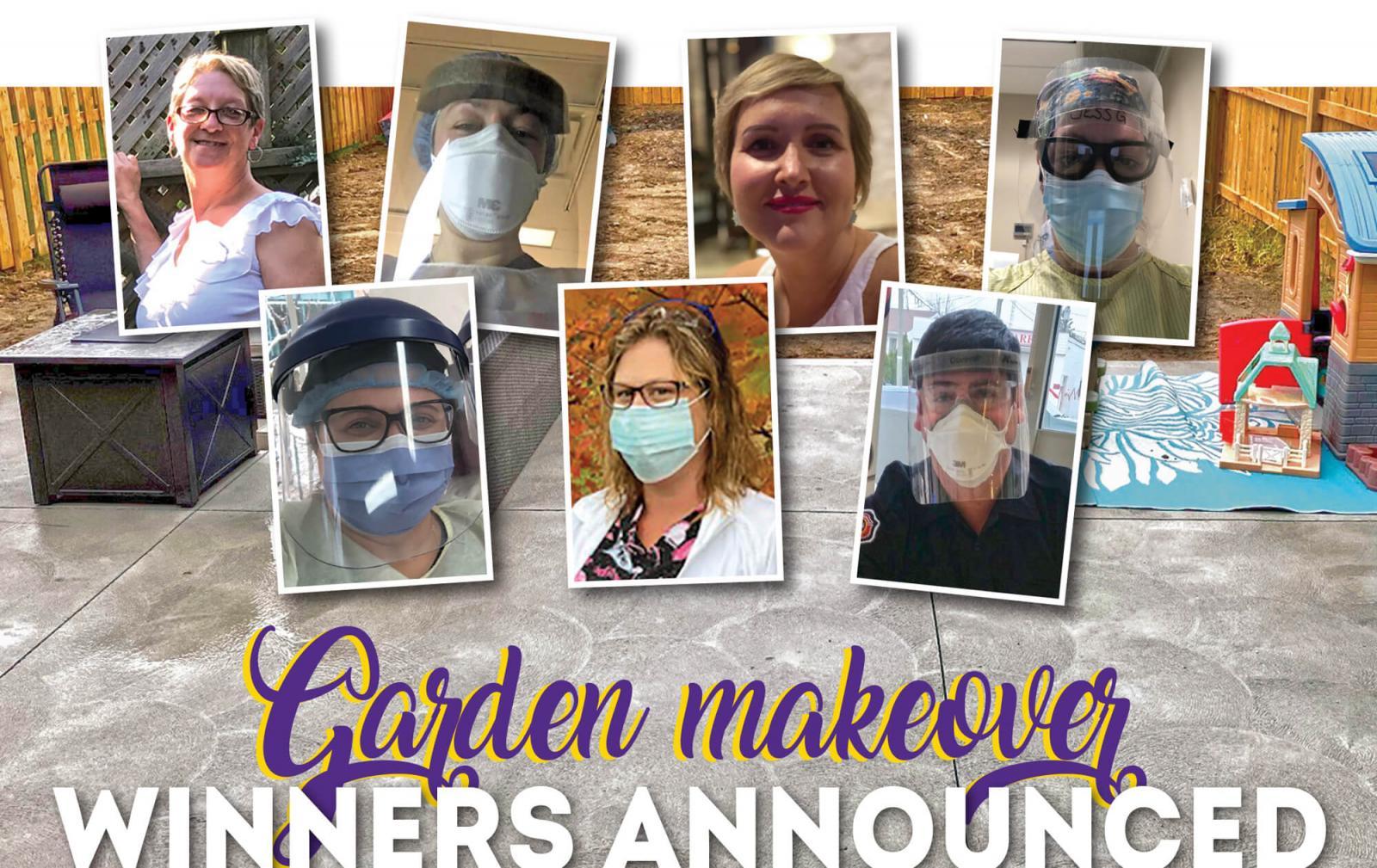 Garden makeover winners announced