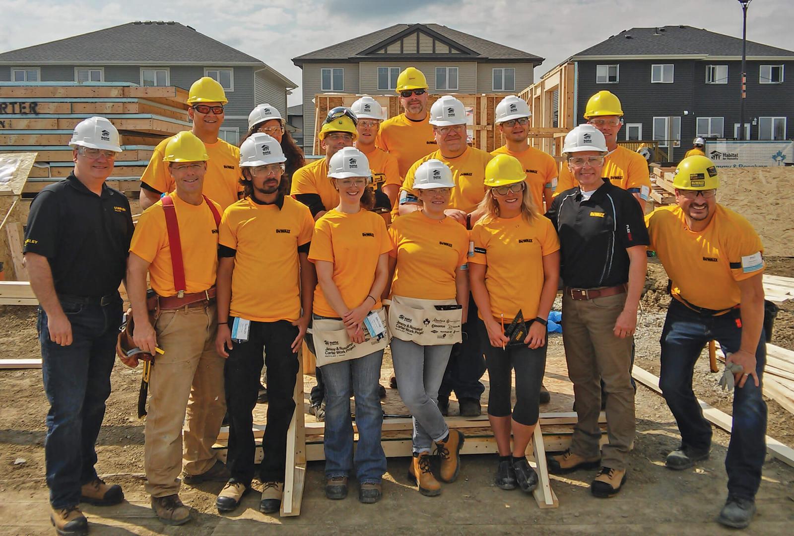 Stanley Black and Decker supports Habitat for Humanity