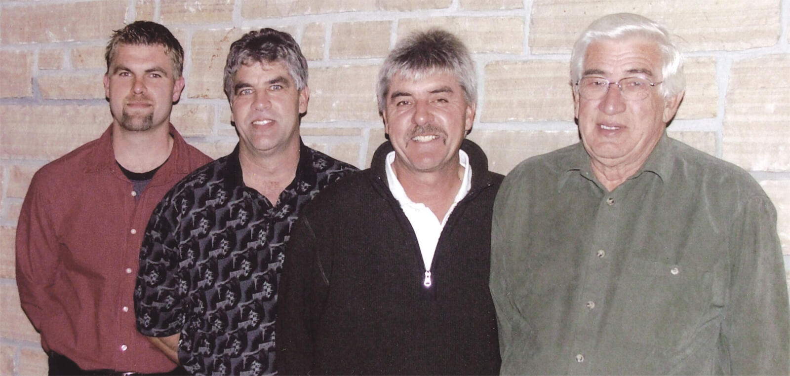 Mark, Rick, Case and Neil Vanderkruk pictured here at the company’s 100th anniversary celebration in 2006.