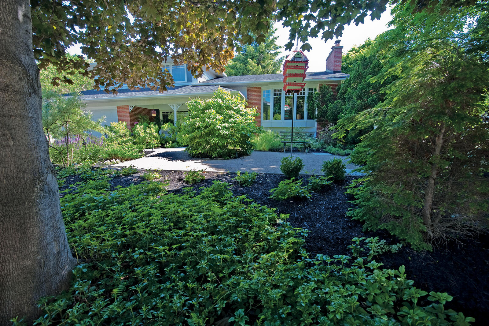 The recently passed-away owner of this home at 1189 April Dr., in Mississauga, Ont., was a great champion of the project:  “Our new garden has made us the talk of the neighborhood. I enjoy explaining to our neighbors that in addition to looking good,  the garden is also good for the environment. I’m pleased when I’m out in the garden and see people’s appreciative looks."