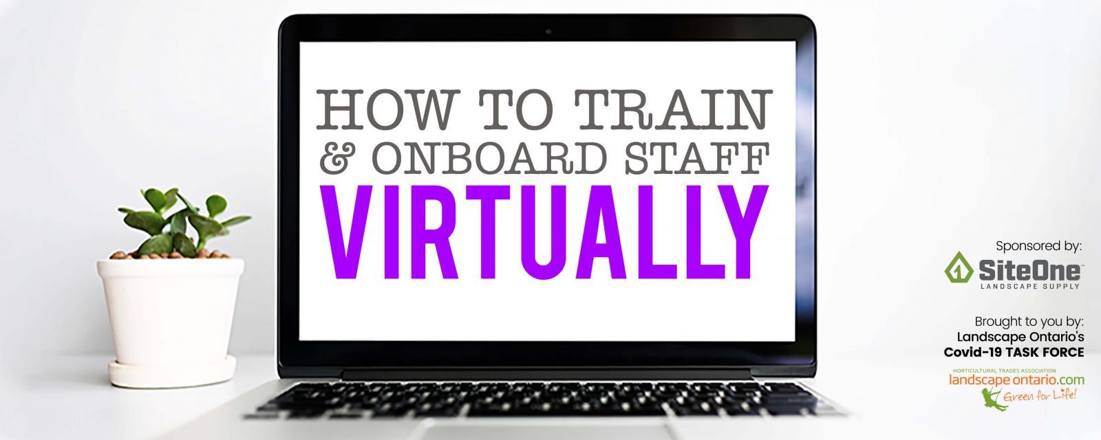 how to train and onboard staff virtually 