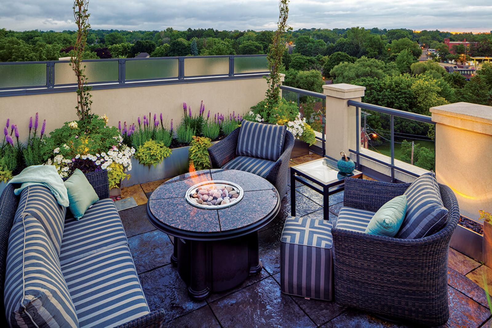 Condo living offers great outdoor space.