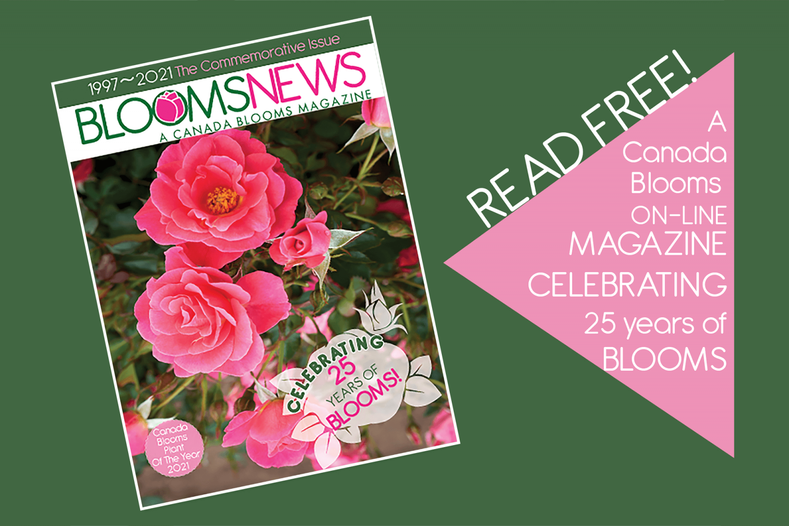 Canada Blooms 25th anniversary magazine