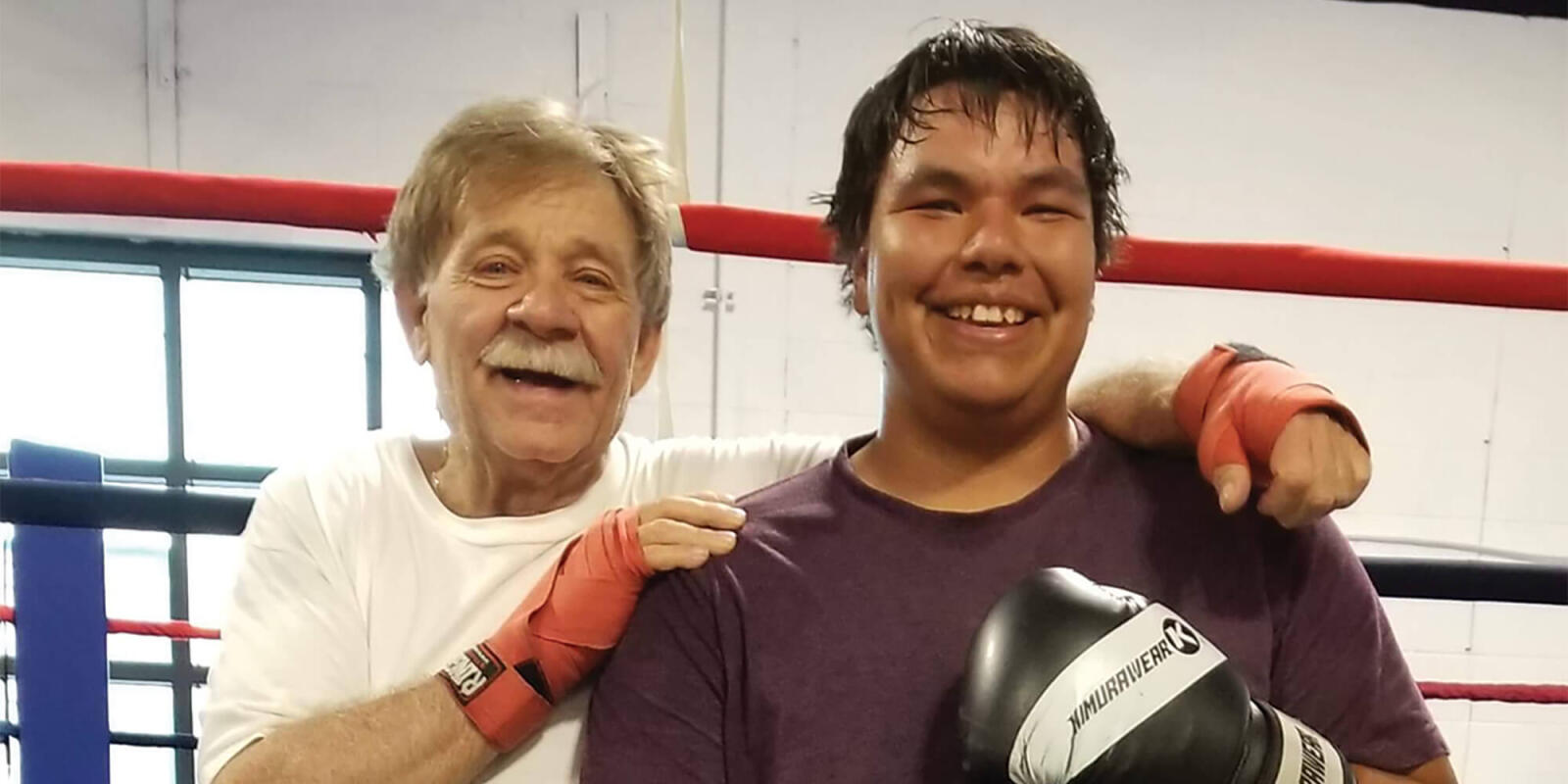 Rod has coached boxing for many years and he plans to continue as long as his legs hold him up. 