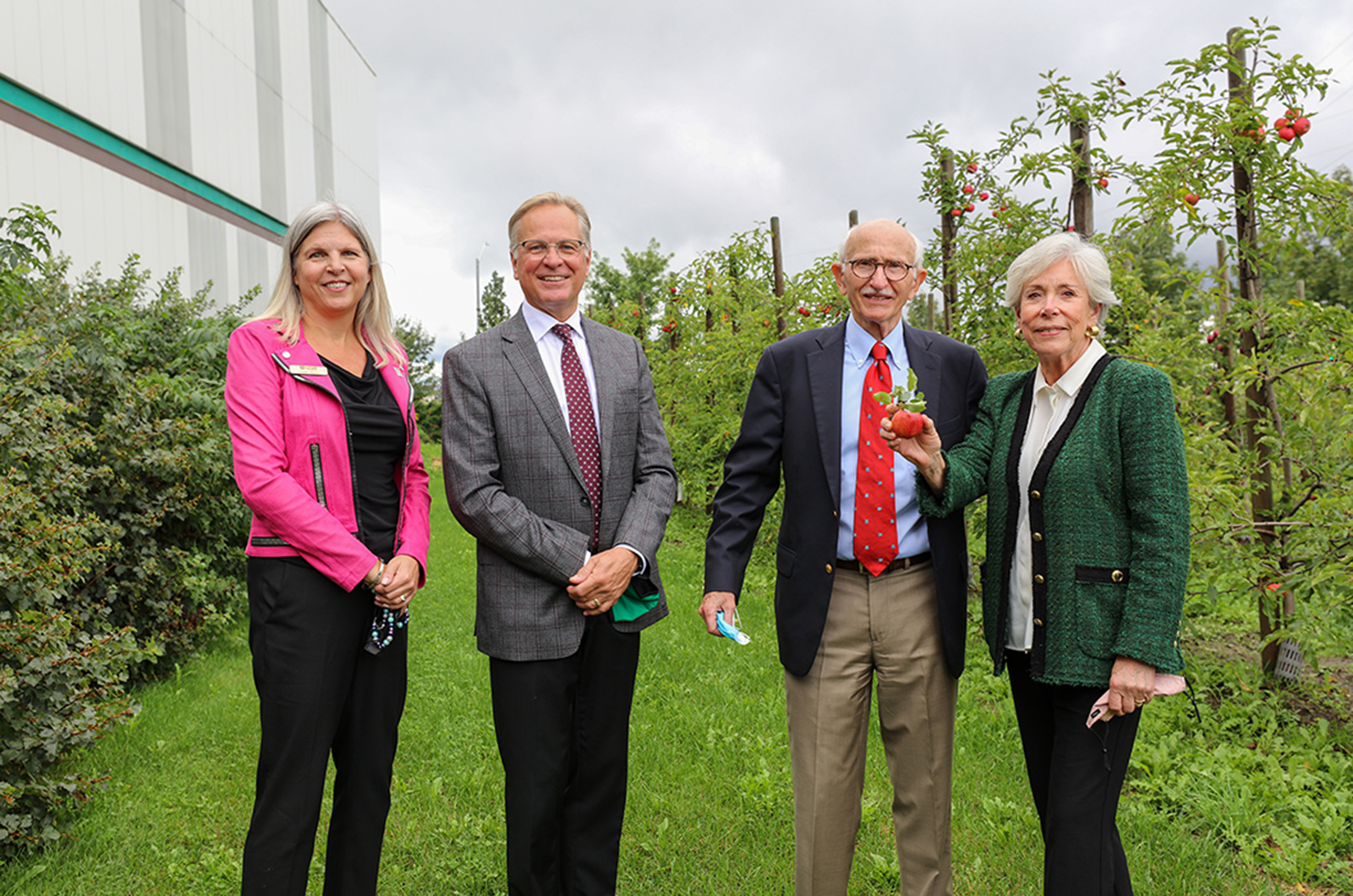 From left to right: Linda Flynn, Don Lovisa, Bob Barrett and Francine Rouleau-Barrett.