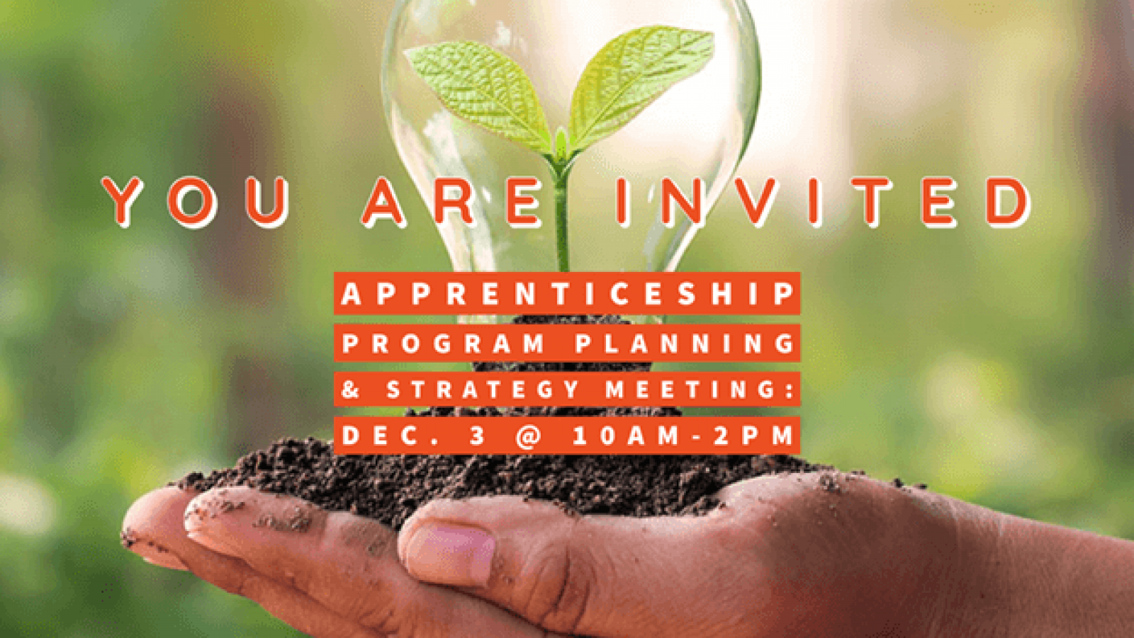 Apprenticeship planning meeting December 3, 2021