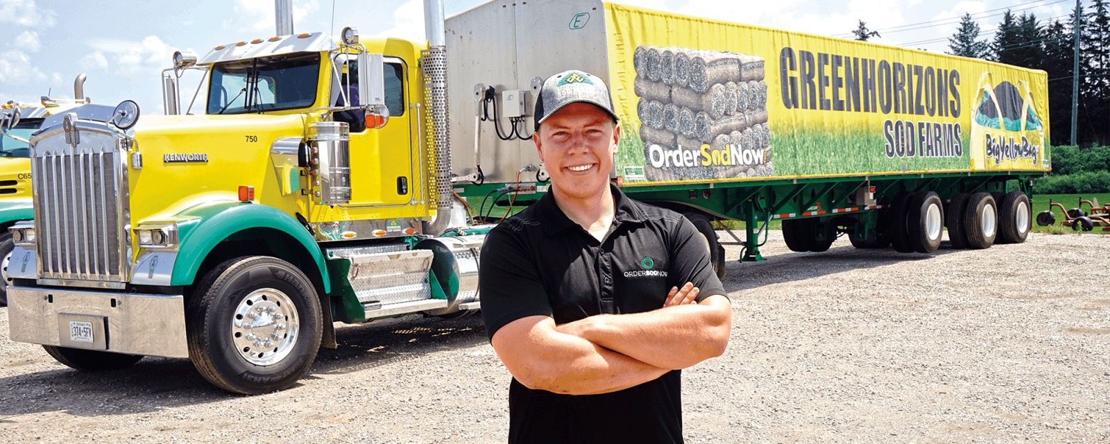 Once sod is harvested,  “it’s stacked on a skid and the clock starts ticking,” says  Mike Schiedel, manager at  Greenhorizons Sod Farms.