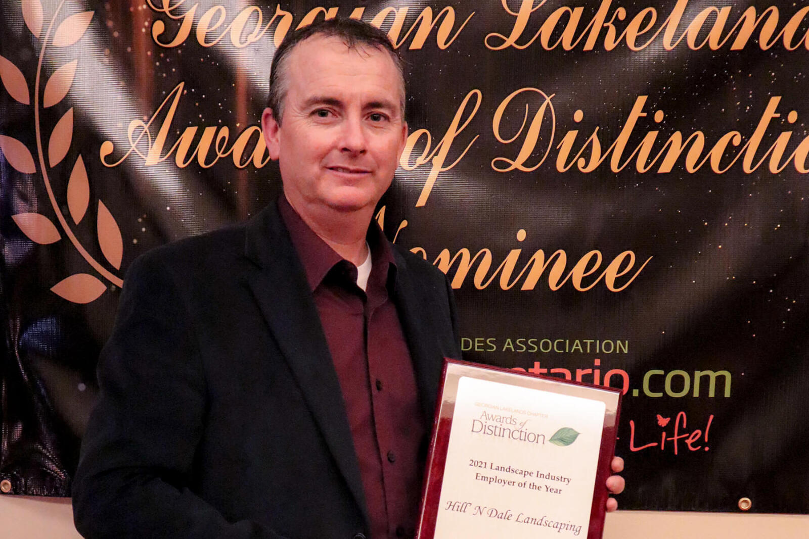 Hill’N Dale Landscaping owner, James Godbold was awarded Employer of the Year by industry peers.