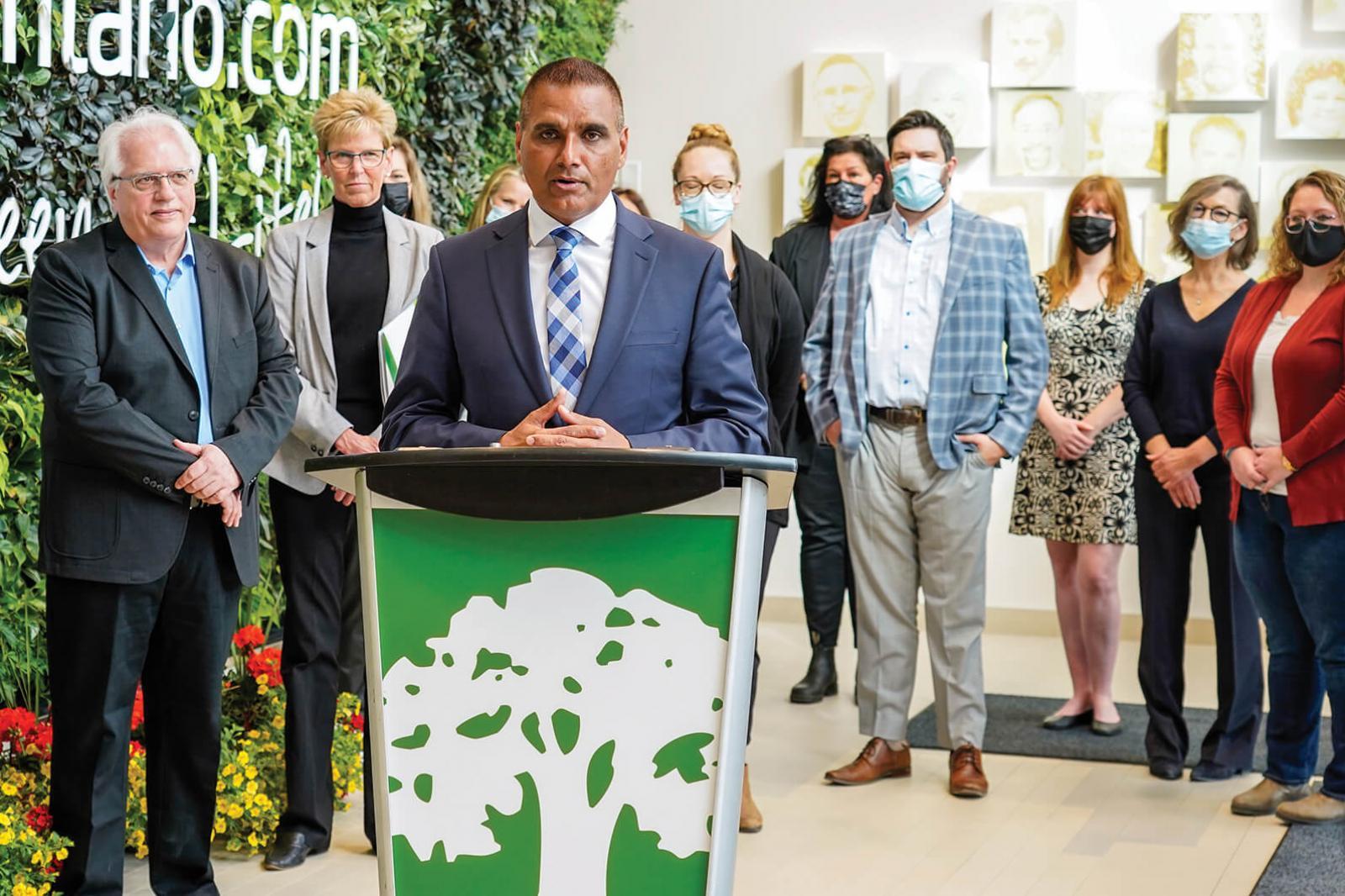 MPP Parm Gill announces expanded funding for LO’s GROW Program