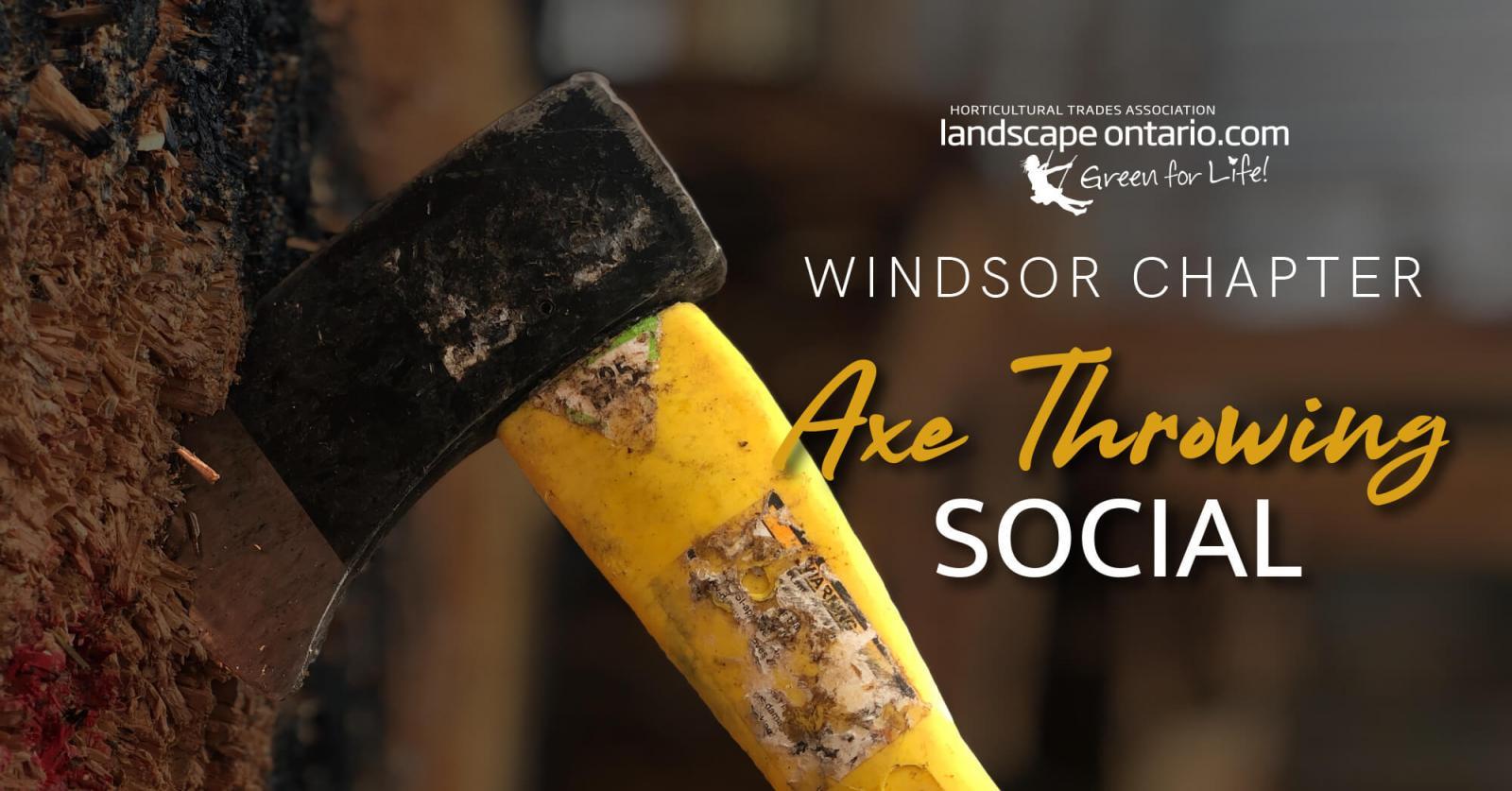 Windsor Chapter Axe Throwing Social January 2023