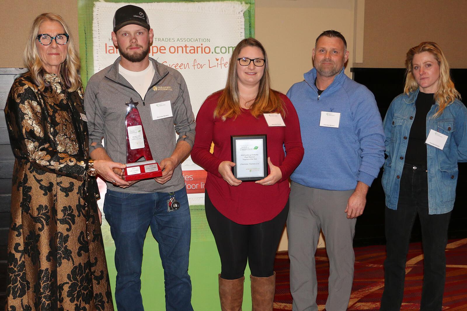 Clearview Nursery won several awards, including Softscape Installer of the Year for 2022.