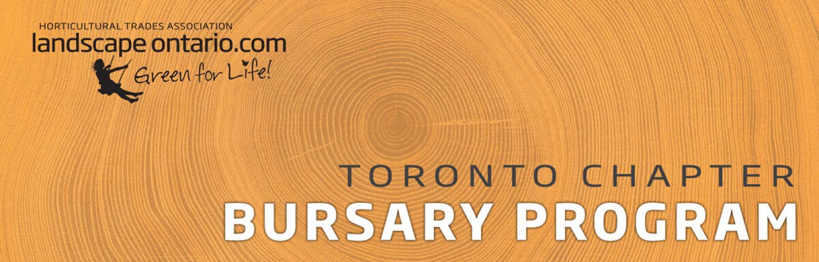 Toronto Chapter Bursary Program 2024