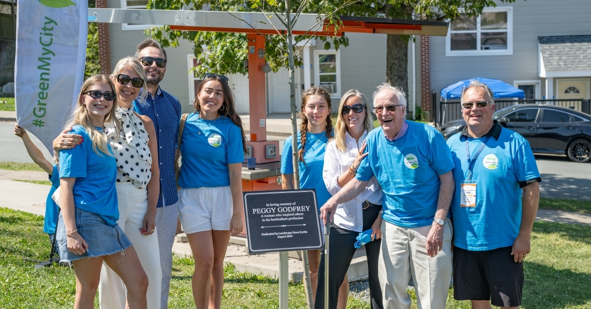 Green charities plant trees in Halifax park