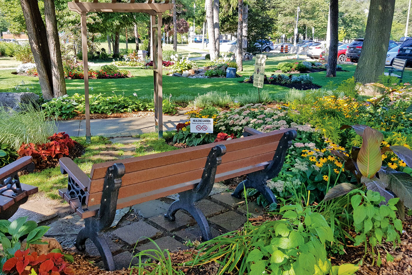 Healing garden earns community recognition