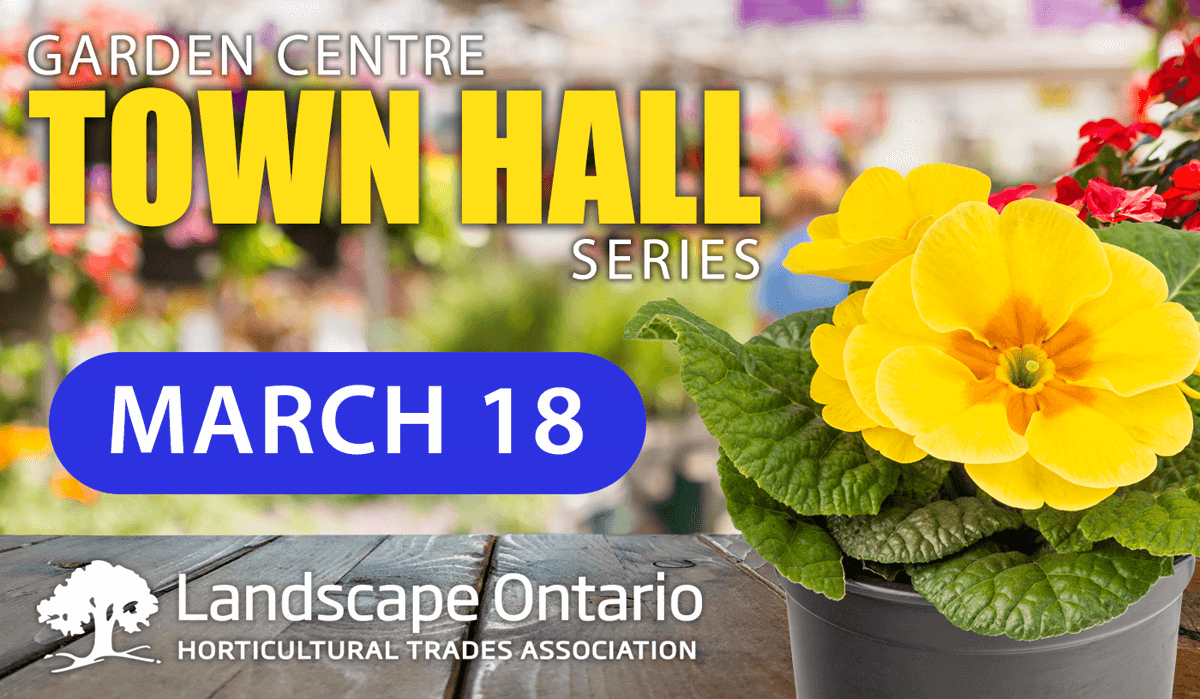 Garden Centre Town Hall Series 2025 - March 18