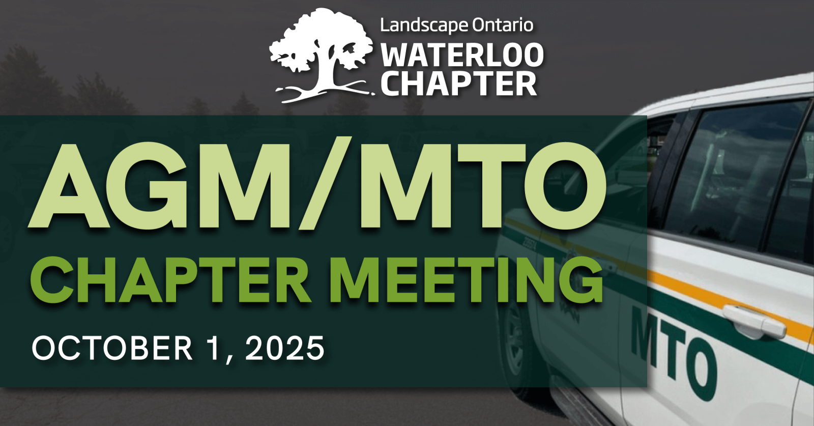 Waterloo Chapter Fall 2025 MTO Meeting